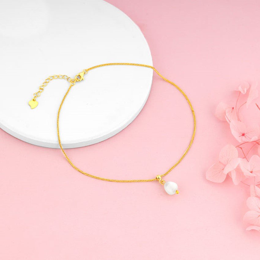 Gentle Pearl Anklet - Image 3